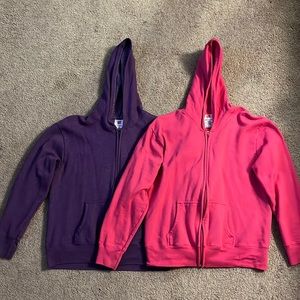 Zip Hoodies Hanes eco smart